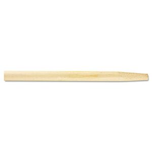 boardwalk tapered end broom handle, lacquered hardwood, 1.13" dia x 54", natural