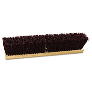 Proline Brush 20318 18" Width, Red Stiff Polypropylene Floor Brush