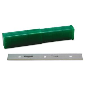unger tr15 ergotec glass scraper replacement blades, 6" double-edge, 25 per pack