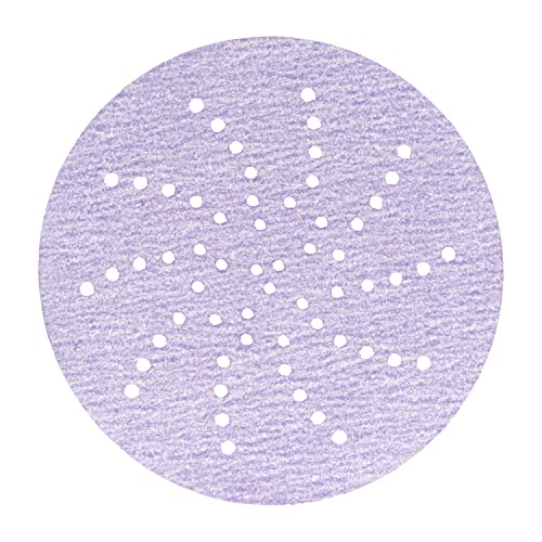 3M Hookit Purple Clean Sanding Disc 343U, 30260, 3 in, P800, 50 discs per carton