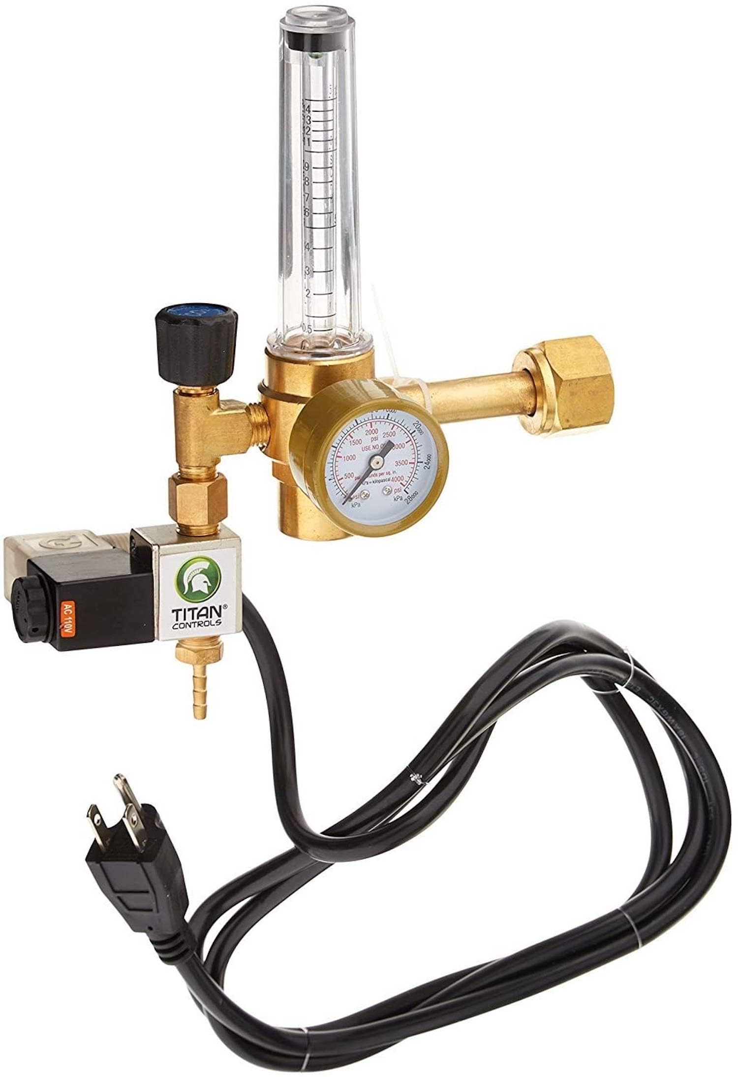 Titan Controls CO₂ Regulator - Compatible with Titan Controls CO₂ Controllers and Other CO₂ Controllers, For Gardens