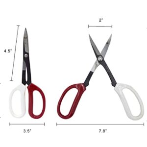 Zenport ZS104 Deluxe Scissors, Garden/Craft/Horticulture, 8-Inch Long