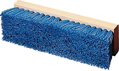 Carlisle FoodService Products 36193P14 Blue Color, 10" Polypropylene Deck Scrub Brush