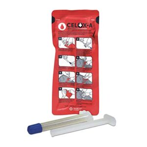 celox v12090 blood clotting granule applicator and plunger set, 6 grams