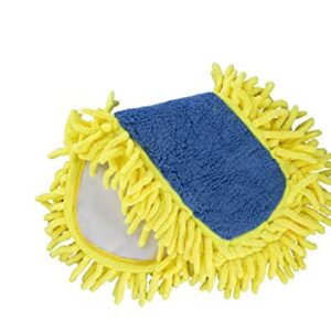 Quickie Microfiber Dust-Mop Refill for 060 Mop, Green Replacement Head, for Cleaning Home/Office/House/Kitchen/Bathroom/Floors