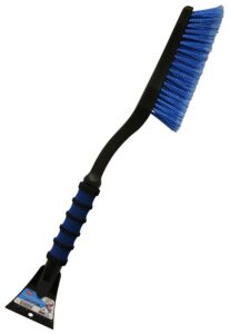 mallory 533 snowisp deluxe 26" snow brush with integrated ice scraper and foam grip (colors may vary)