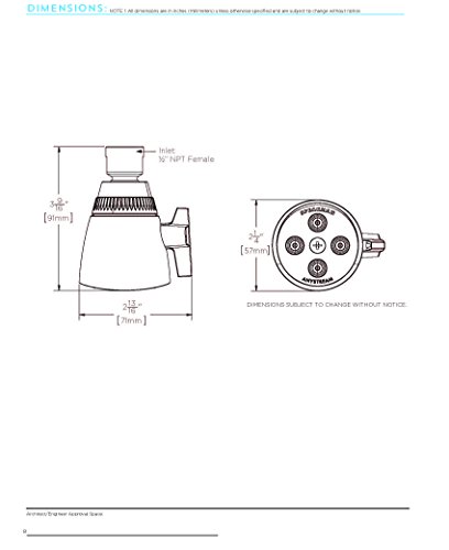 Speakman Z6000-YB-YC S-2253 Classic Anystream High Pressure Adjustable Shower Head, Polished Chrome, 2.5 GPM