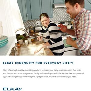 Elkay ELUH231712 Lustertone Classic Single Bowl Undermount Stainless Steel Sink