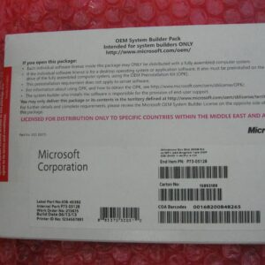 Microsoft Windows Server 2008 R2 Standard SP1 OEM (Old Packaging)