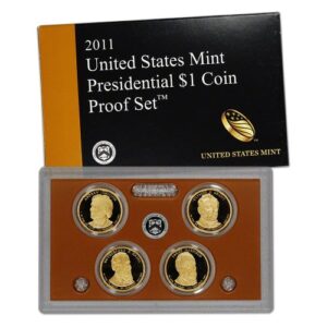 2011 us mint presidential coin proof set original government packaging