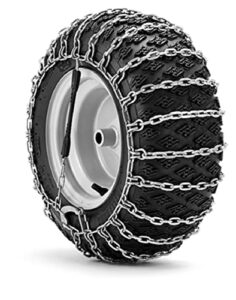 husqvarna 531030117 snow thrower tire chains pair, 16-inch by 4-inch by 8-inch