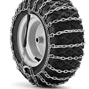 Husqvarna 531030117 Snow Thrower Tire Chains Pair, 16-Inch by 4-Inch by 8-Inch