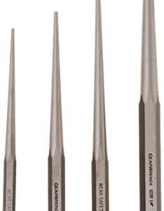 GEARWRENCH 4 Piece Long Taper Punch Set, 82307