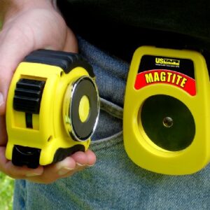 US Tape 59955 Magtite Tape Measure Holster, Yellow