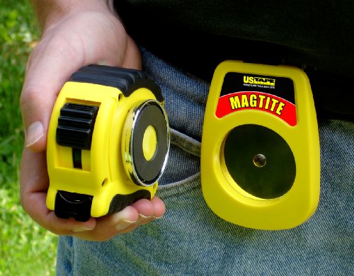 US Tape 59955 Magtite Tape Measure Holster, Yellow