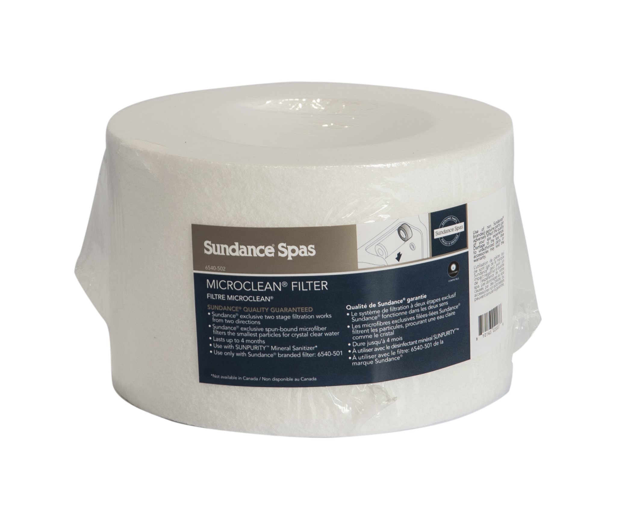 Sundance Microclean I Throwaway Absorbtion Filter 6540-502