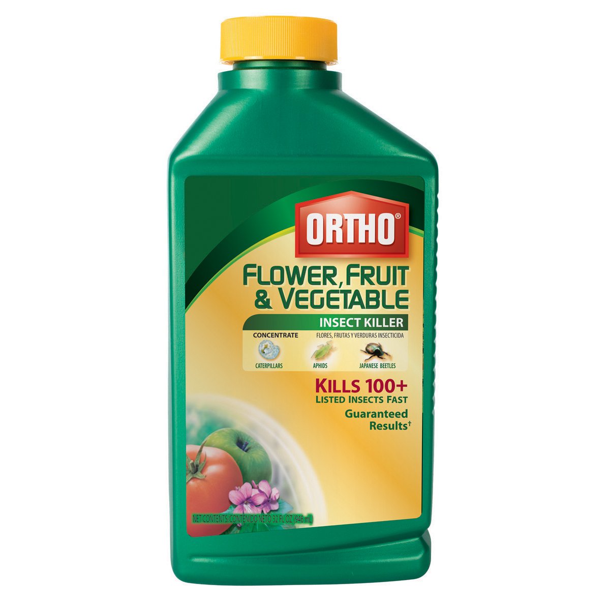 Ortho 0345110 Flower, Fruit and Vegetable Insect Killer Concentrate, 32-Ounce (Garden Insecticide)