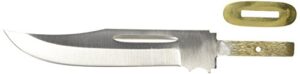 knife blanks 0s34 8 3/8" stainless clip point blade