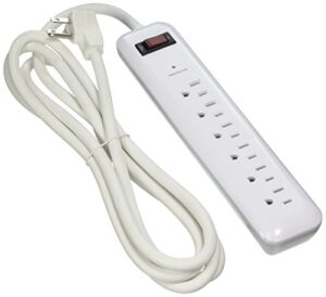 power zone or802126 surge 6 outlet with 1000j with 8-feet cord
