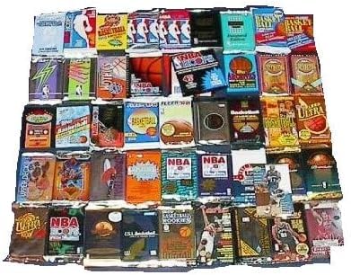 200 Basketball Cards in Old Sealed Wax Packs