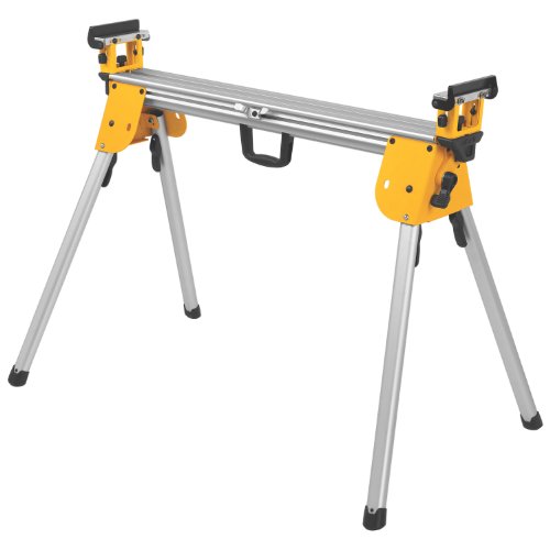 DEWALT Miter Saw Stand, Collapsible and Portable, 40” Beam, Extends up to 10 ft, Holds up to 500 lbs (DWX724),Silver