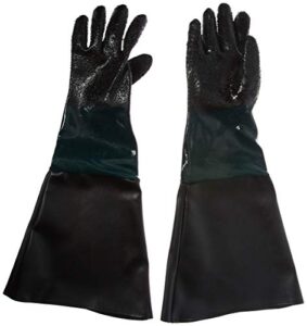 dragway tools rubber sandblasting gloves for model 60, 90, 110, 260 sandblast cabinets