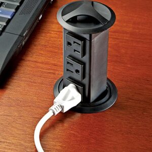 Hide-a-Power Three Outlet Station