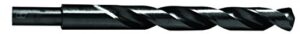 century drill & tool 24731 pro grade black oxide drill bit, 31/64" reduced shank