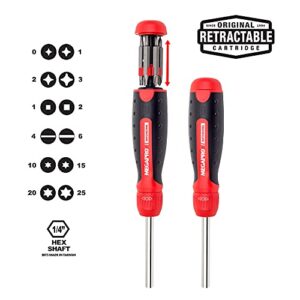 Megapro Marketing USA NC 211R2C36RD Ratcheting Screwdriver,Red