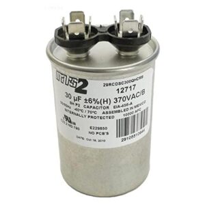 u.s. seal 5vr0303 round 30 mfd run capacitor for pool and hot tub, 370-volt
