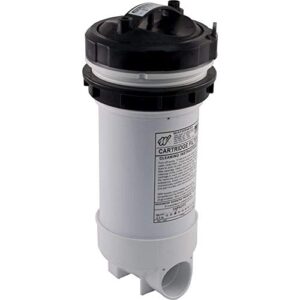 waterway plastics 502-2510 top load 2" complete filter with bypass, 25 sq. ft, black