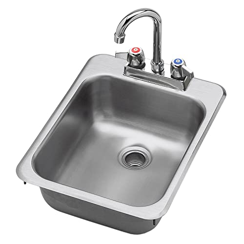 Krowne 13" x 17" Drop-In Hand Sink, HS-1317