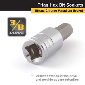 Titan 15606 3/8-Inch Drive x 6mm Hex Bit Socket