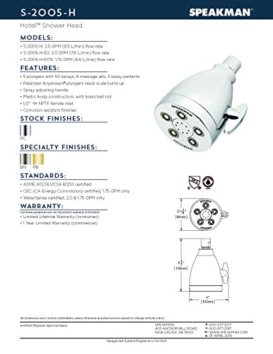 Speakman S-2005-H