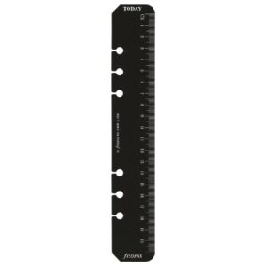 Filofax A5 Ruler Page Marker Black