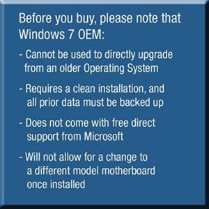 Microsoft Windows 7 Professional With Service Pack 1 32-bit 1 PC OEM License and Media - FQC04617 FQC-04617