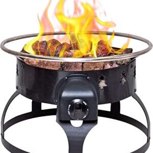 Redwood Portable Propane Fire Pit