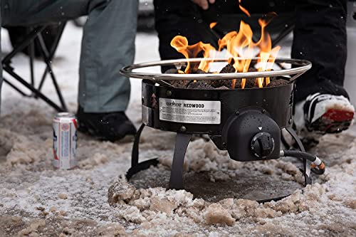 Redwood Portable Propane Fire Pit