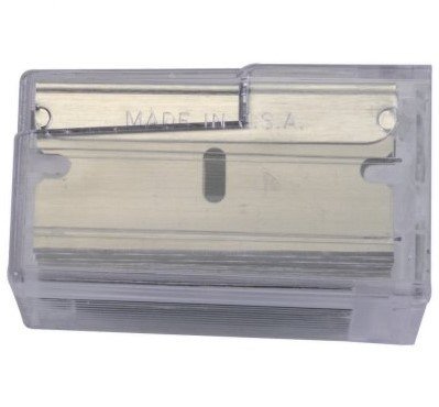 Stanley 28-510 1-1/2" Single Edge Razor Blades w/Dispenser 10 per Package