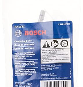 BOSCH RA1151 Router Subbase Centering Pin and Cone Works with 1/4 In. or 1/2 In. Collet