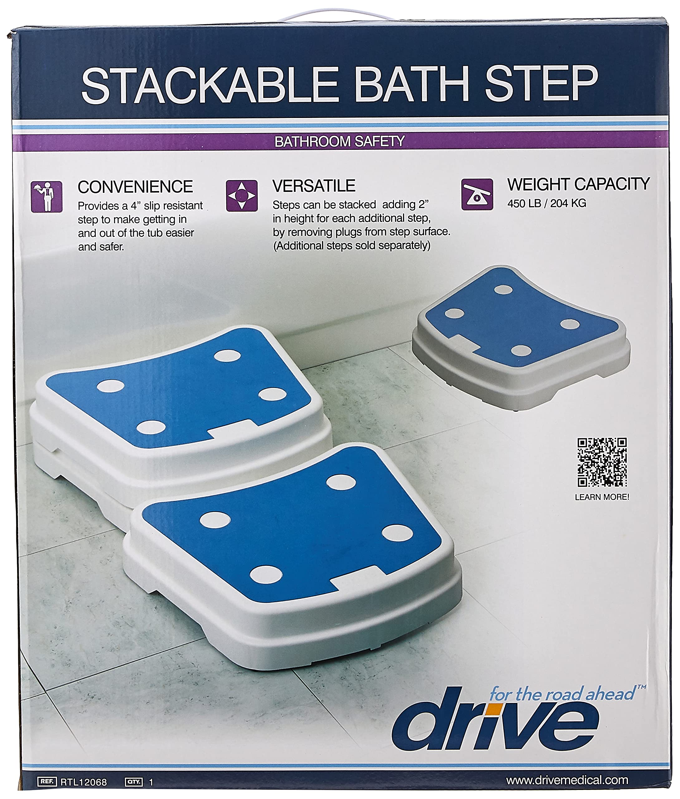 Drive Medical RTL12068 Portable Bath Step