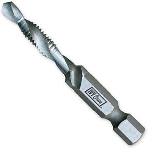 ivy classic 06002 6-32nc combo drill/tap bit, m2 high-speed steel, 1/card