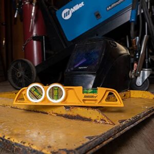 Johnson Level & Tool 1404-1000 10-Inch Welder-Foots Torpedo Level, Yellow