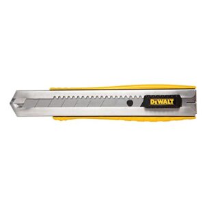 dewalt utility knife, single blade snap-off, 25mm (dwht10045)