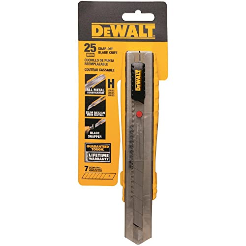 DEWALT Utility Knife, Single Blade Snap-Off, 25mm (DWHT10045)