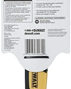 DEWALT Hex Key Set, SAE, Folding/Locking, 8 Keys (DWHT70262M)