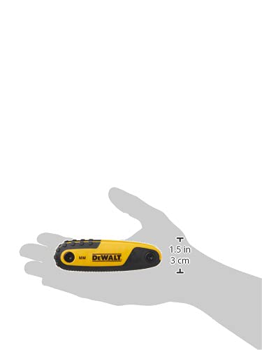 DEWALT DWHT70263M Folding Locking Hex Key Set, MM