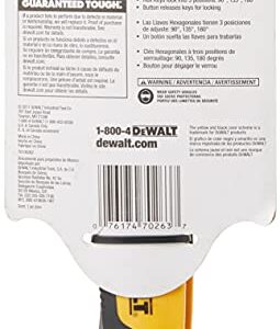 DEWALT DWHT70263M Folding Locking Hex Key Set, MM