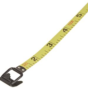 DEWALT Tape Measure, 100-Foot, Self-Lock, Solid Chrome Finish, Rubber Grip (DWHT34036L)