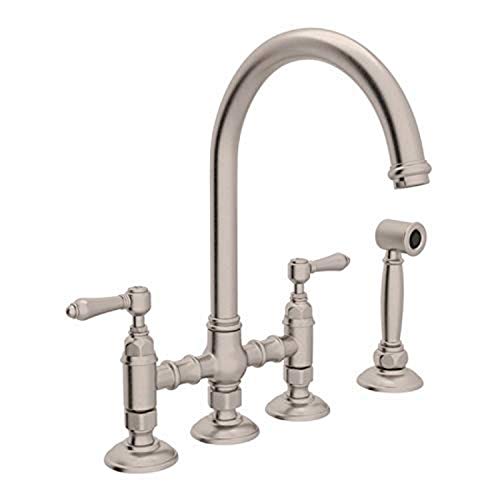 ROHL A1461LMWSSTN-2 Kitchen FAUCETS, 4.75 x 17.00 x 11.00 inches, Satin Nickel